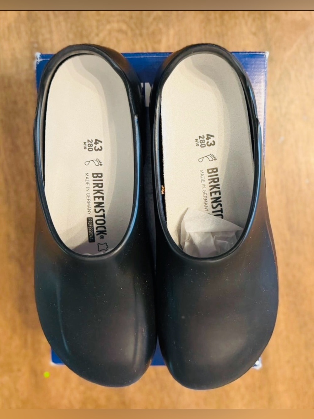 Birkenstock Men's Black Slip-On Utility Clog*Mens-Sz~10*work wear*BNIB